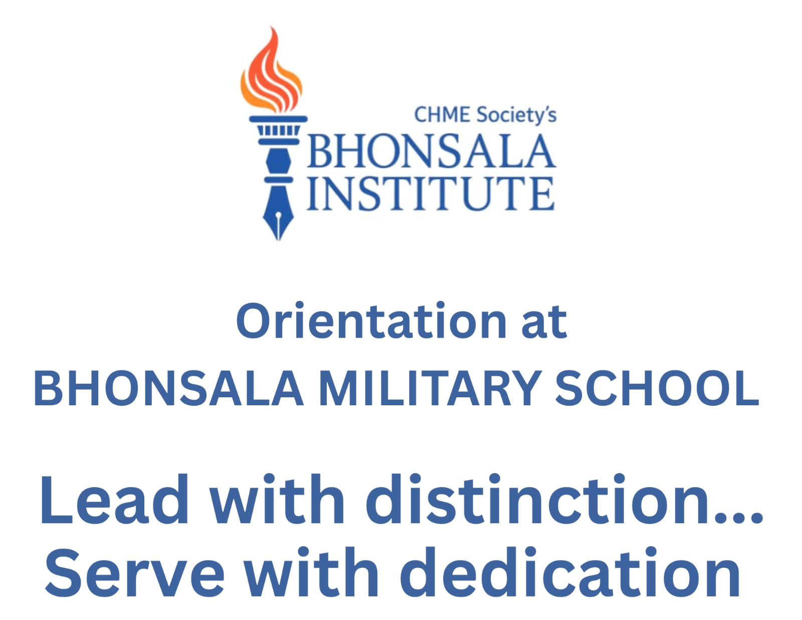 Orientation on Career in Civil Services at BHONSALA MILITARY SCHOOL, NAGPUR.